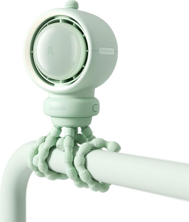 Actual product image Jisulife Stroller Fan Life2S (5000mAh) green