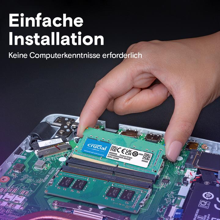 Image du produit Crucial Laptop Memory (1 x 16GB, 3200 MHz, RAM DDR4, SO-DIMM)