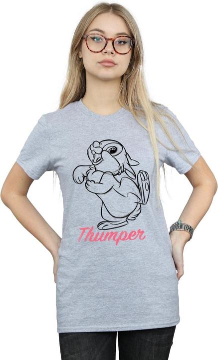 Immagine prodotto Disney Bambi Thumper Line Drawing Maglietta Ampia Donna (S)