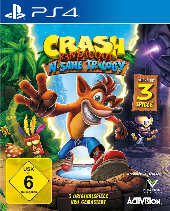 Produktbild Activision Crash Bandicoot - N' Sane Trilogy (PS4, DE)
