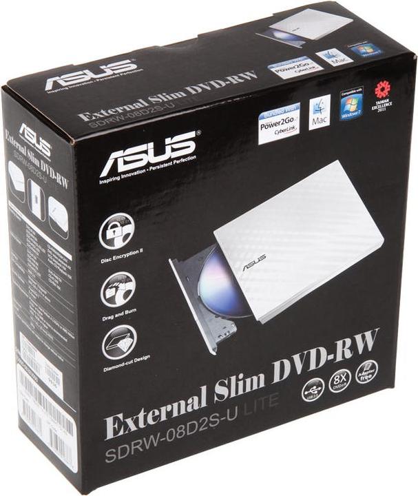 Produktbild ASUS SDRW-08D2S-U Lite (DVD Brenner, DVD Laufwerk)