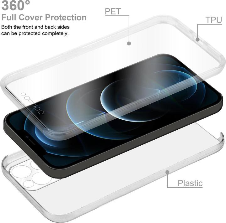 Image du produit Cadorabo TPU 360 degrés Case Cover (Apple iPhone 12 Pro Max)