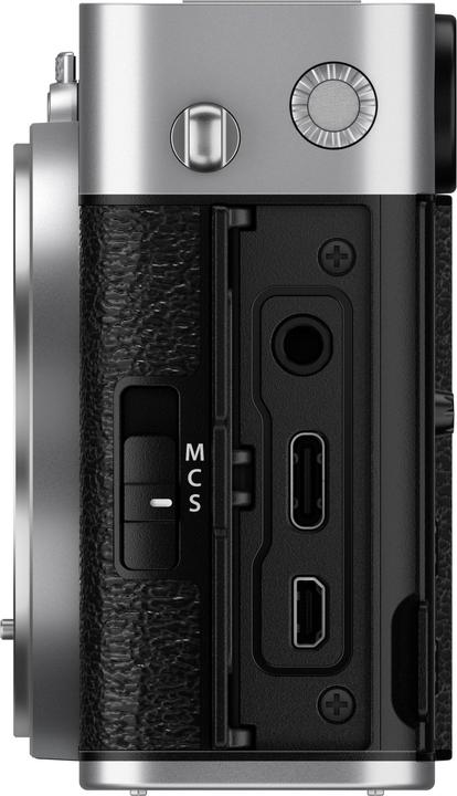 Actual product image Fujifilm X-E5 Silver Body