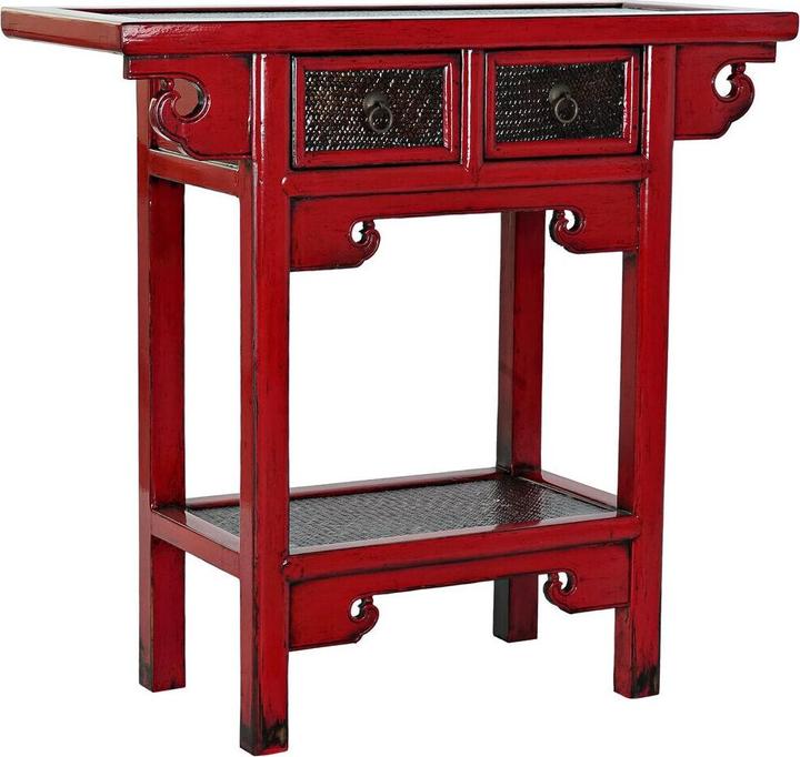Actual product image DKD Home Decor Console Metal Dark brown 85 x 35 x 80 cm (85 x 35 x 80 cm)