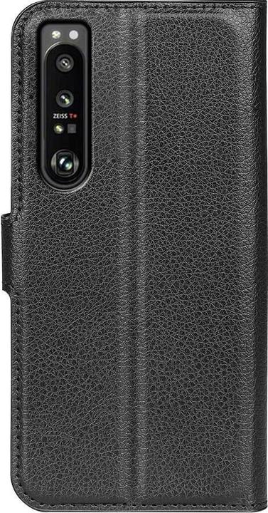 Produktbild Cover-Discount Sony Xperia 1 IV - Leder Etui Hülle schwarz (Sony Xperia 1 IV)