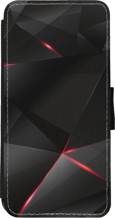 Actual product image PhoneLook Coque Wallet noir Black Red Lines (Apple iPhone 11)