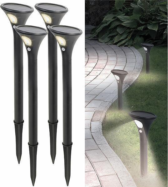 Produktbild Lunartec Solar-Wegeleuchten (50 lm, IP44)