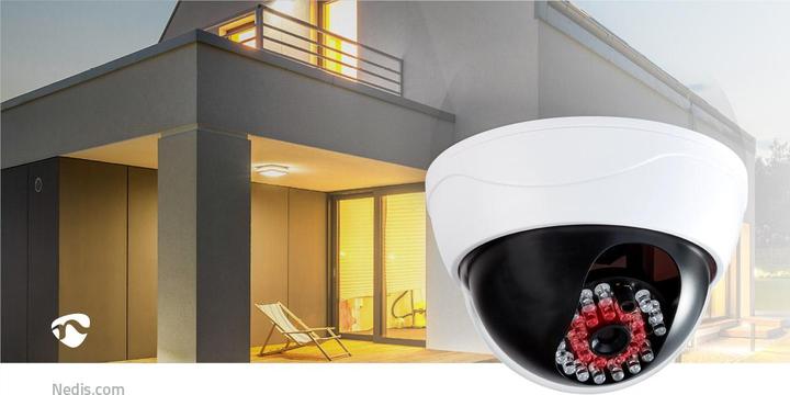 Actual product image Nedis DUMCD20WT Dummy Surveillance Camera Dome IP44 White
