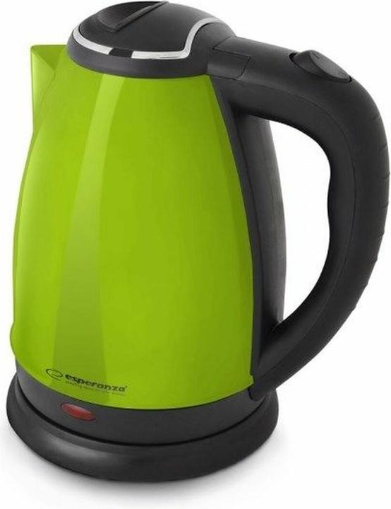 Image du produit Esperanza EKK113G Wasserkocher 1 8 l 1800 W Schwarz Grün (1.80 l, Prise UE)