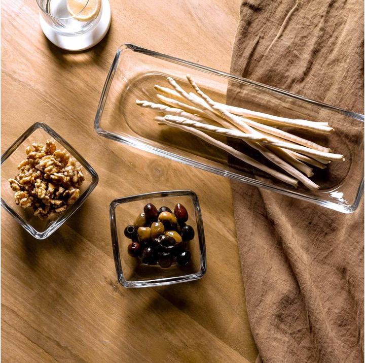 Produktbild Leonardo Snackschale Piazza 3-teilig, Transparent