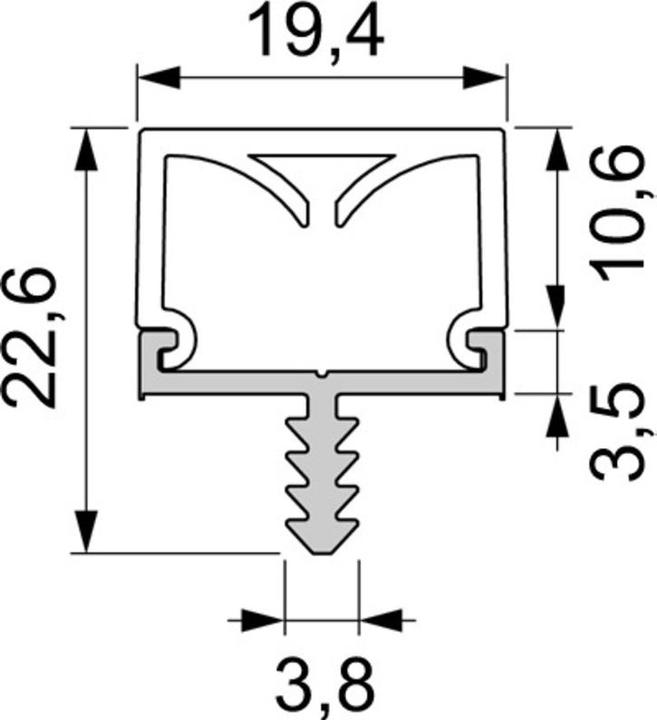 Produktbild L&S LED Aufbauprofile Lagos I