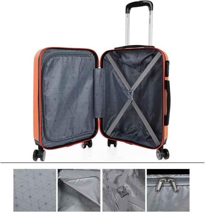 Immagine prodotto Itaca Handgepäck Koffer mit Beautycase (Bagaglio a mano (fino a 50 litri))