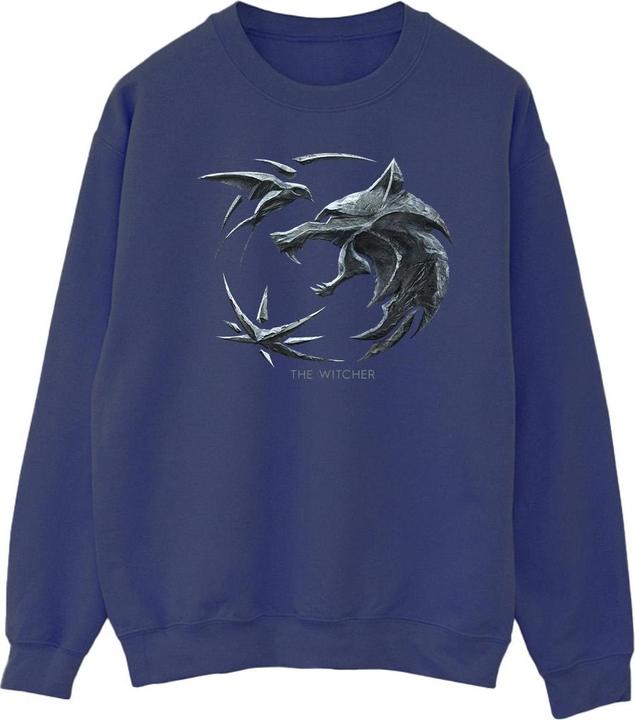 Netflix The Witcher Wolf Logo Sweatshirt (XL)