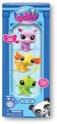 Immagine prodotto Littlest Pet Shop - TRIO DI ANIMALI IN TUBO ASSORTITI (00550)