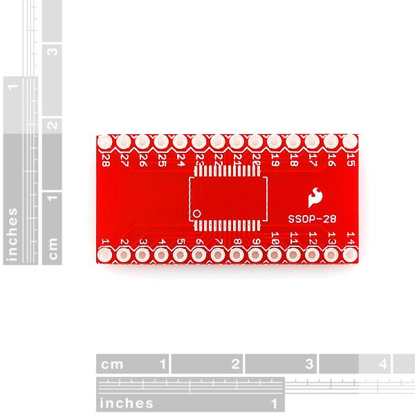 Produktbild SparkFun Adapter SSOP zu DIP 28-Pin