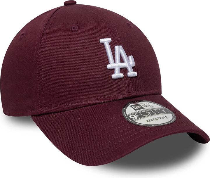 Actual product image New Era 9Forty Strapback Cap - Los Angeles Dodgers Maroon