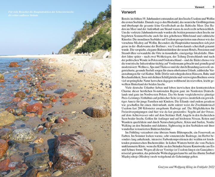 Produktbild Reiseführer Usedom und Wollin (Deutsch, Wolfgang Kling, Grazyna Kling, 2022)