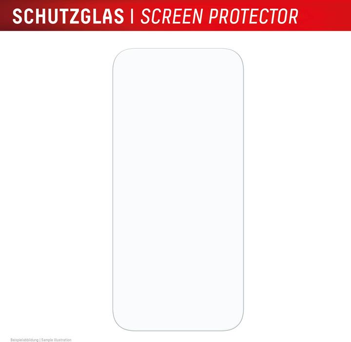Actual product image Displex Real Glass, 2D Panzerglas + Handyhülle (1 Piece, Apple iPhone 16 Pro Max)