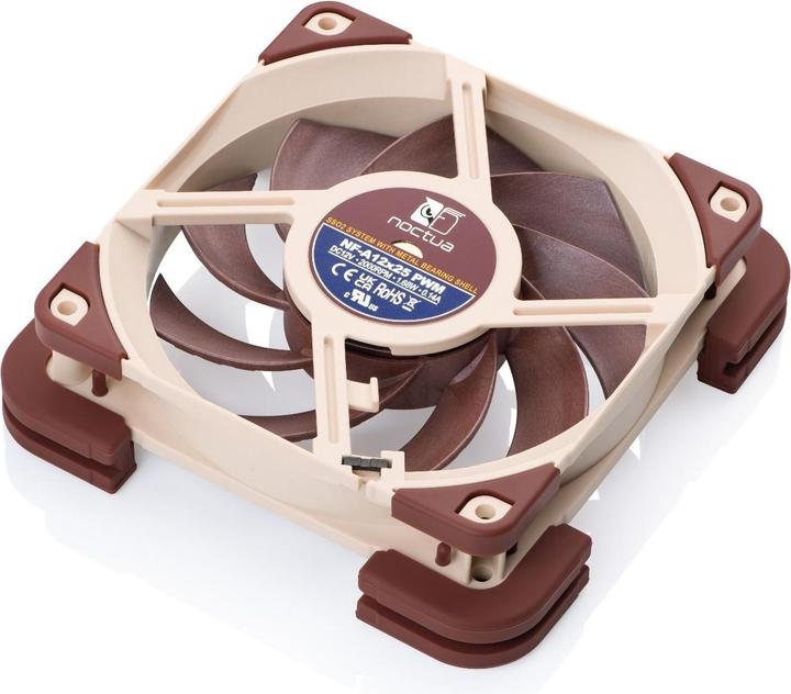 Actual product image Noctua NV-MPP1.brown Sx4 multi-purpose pads (brown, 4 pieces, for 120 mm & 140 mm fans)