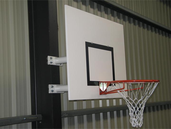 Produktbild Sporti Wandmontierter Basketballkorb mit fester Höhe Halbmond