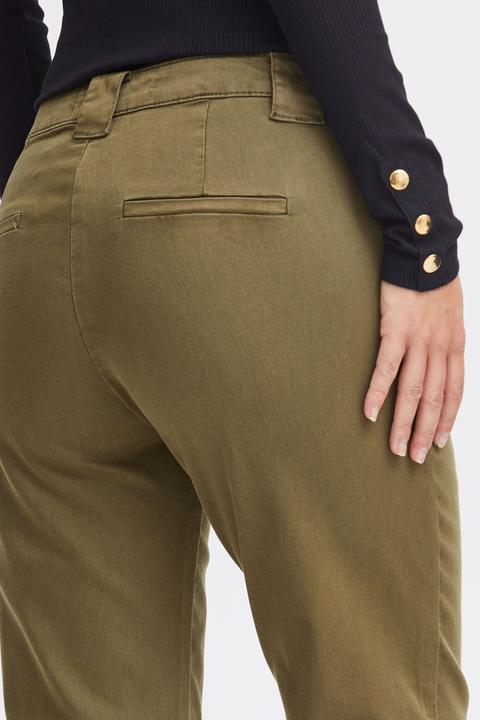 Actual product image Pulz Jeans PZROSITA HW Chino Pants Straight - 50207554 (Frequency band 38 (2600 MHz))