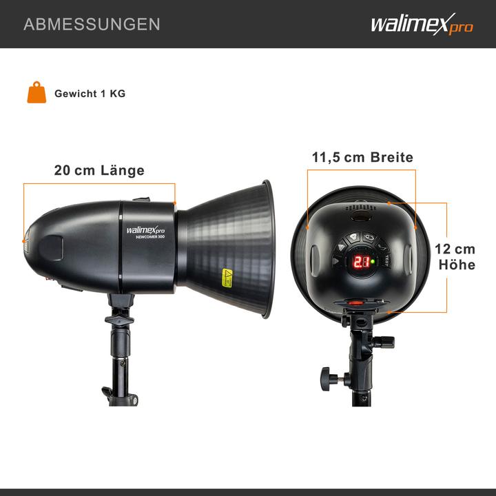 Immagine prodotto Walimex pro Newcomer 300 II Set Singolo (300 W, Set)