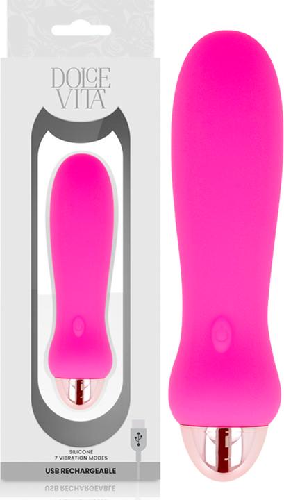 Produktbild Dolce Vita Aufladbarer Vibrator F?Nf Rosa 7 Geschwindigkeiten