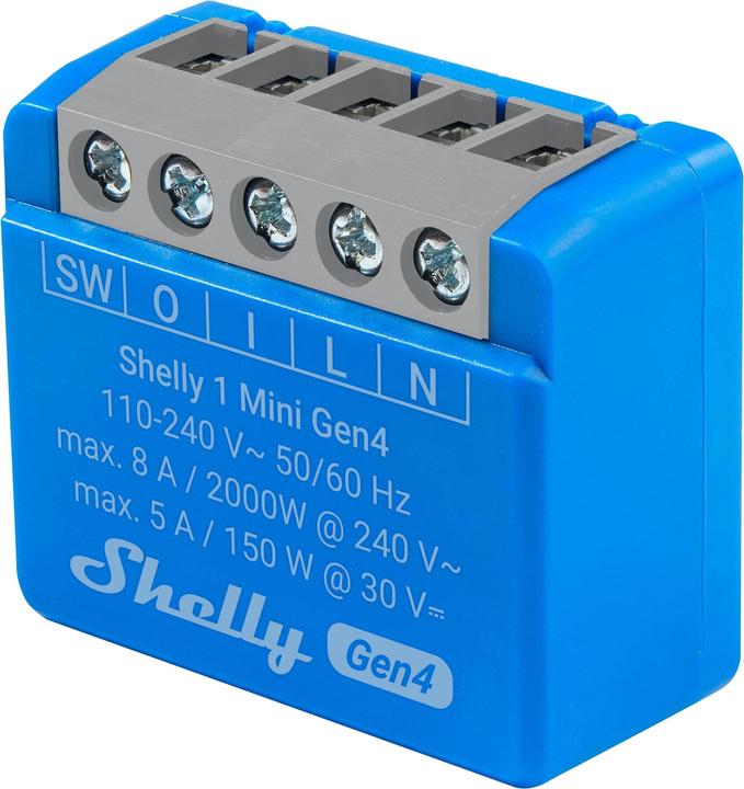 Shelly 1 Mini Gen4 (Schaltaktor)