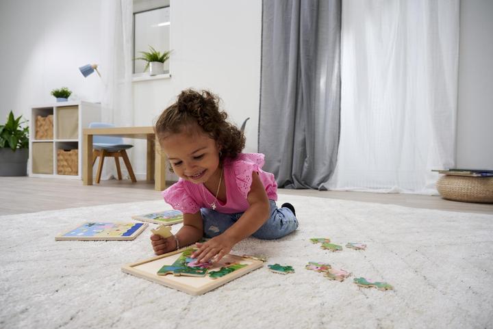 Produktbild Eichhorn Peppa Pig, Einlegepuzzle, 3-sort. (20 Teile)