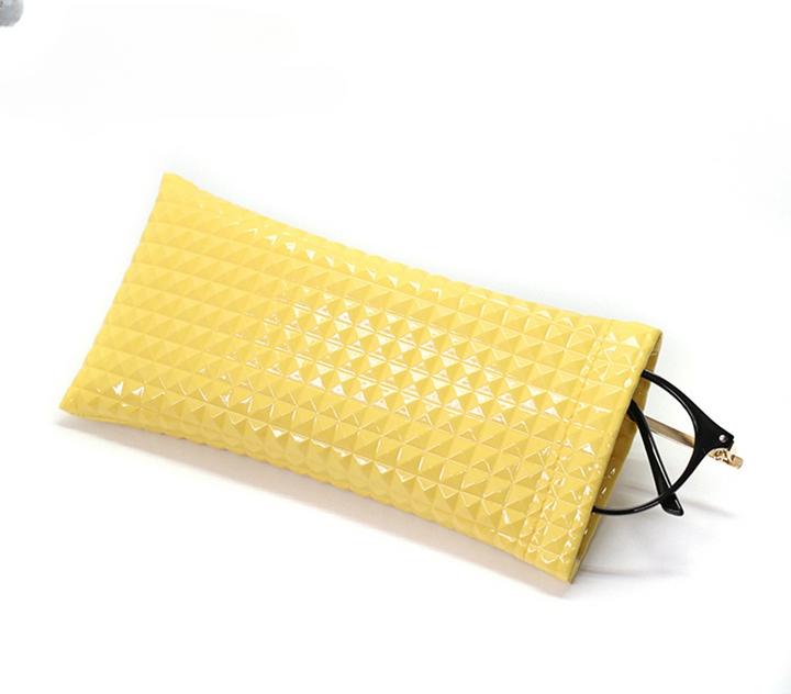 Cover-Discount Glasses case with rhombus structure, glossy