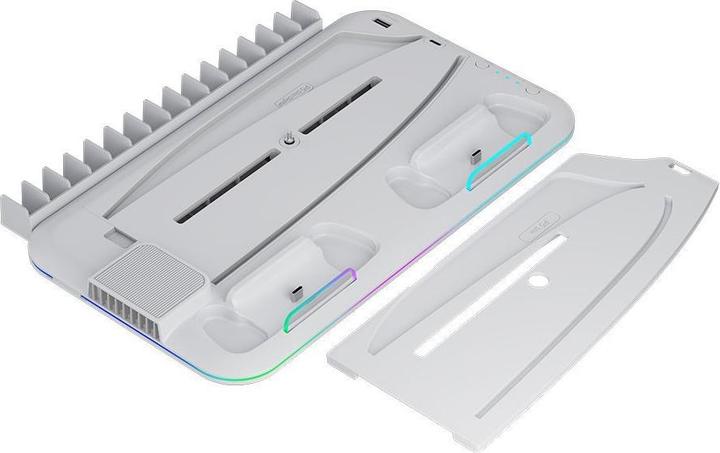 Actual product image Canyon CS-51 - multifiuctional stand for PS5 Slim - with cooling - charging 2 x gamepad - black (Playstation Classic)