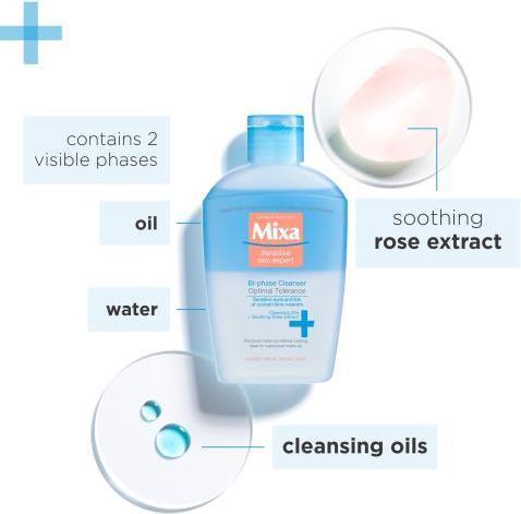 Produktbild Mixa Optimal Tolerance Bi-phase Cleanser (Make-Up Entferner, 125 ml)