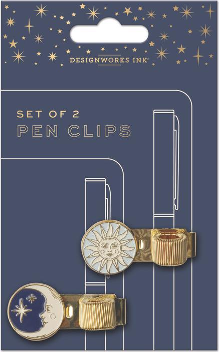 Produktbild Designworks Pen Clips - Celestial (set of 2)