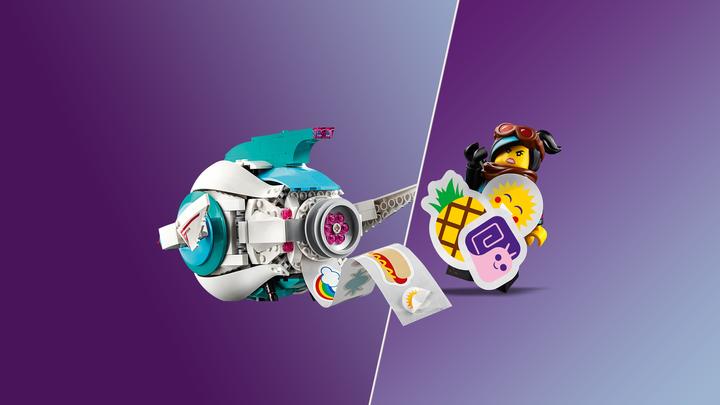 Actual product image LEGO Sweet Mishmash Systar Spaceship (70830)