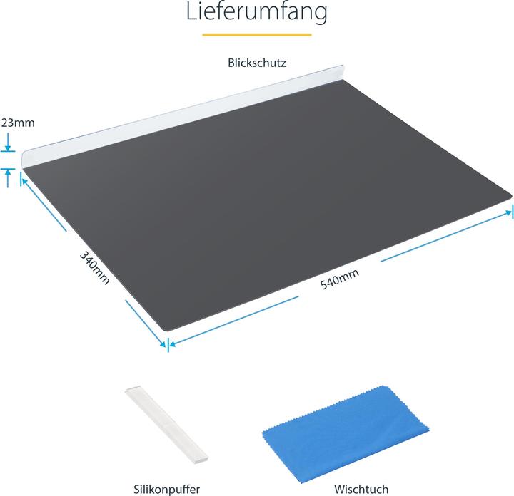 Image du produit StarTech COM 60,96cm 24 pouces 16:10 Moniteur d'ordinateur Filtre anti-regard Filtre suspendu/filtre (21.26", 16 : 10)