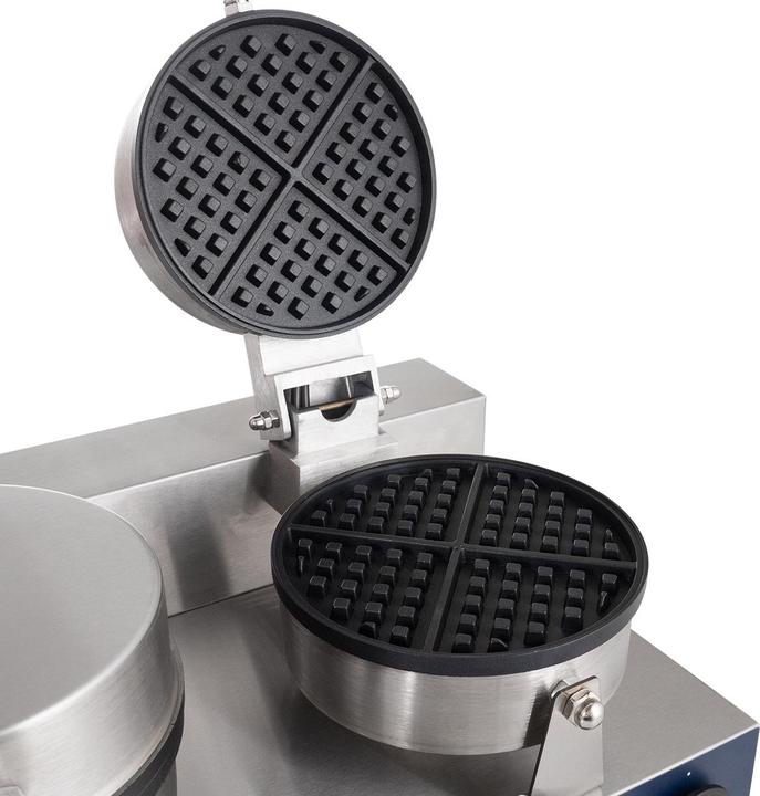 Actual product image Gastro Hero Waffle iron, round, double