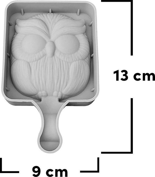 Produktbild Metamorph Eule Silikonform für Eis am Stiel
