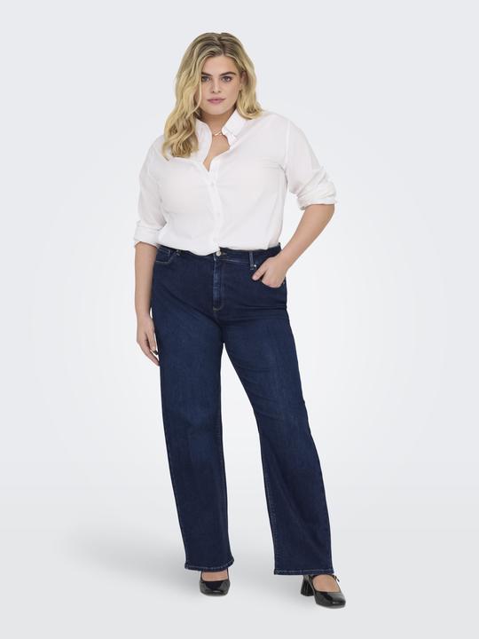 Actual product image Only CARWilly Wide Fit Crop High Waist Jeans (54)