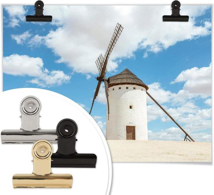 Produktbild Trenddeko Windmühlen auf der Don Quijote Route in Spanien (100 x 80 cm)