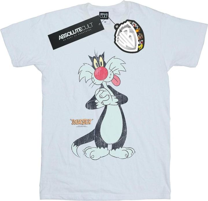 Looney Tunes Sylvester Distressed TShirt (XL)