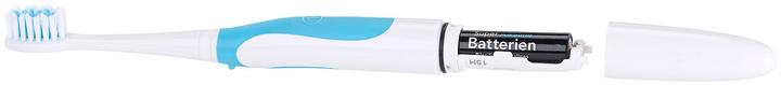 Image du produit Pearl Brosse à dents électrique sonique à piles avec 3 brossettes rechargeables (Brosse à dents sonique)