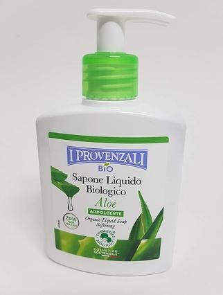 Produktbild I Provenzali Bio Natural Hand Liquid Soap with 20% Aloe 250ml - 100% Vegan (Flüssigseife, 250 ml)