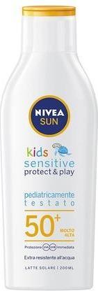 Actual product image NIVEA Sun Babies & Kids Sensitive Protect 50 Molto Alta 200ml (Suntan cream, SPF 50+, 200 ml)