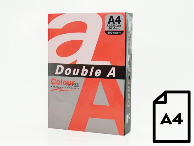 Actual product image Double A Coloured paper, 80g, A4, 500 sheets, Ed (80 g/m², 500 x, A4)
