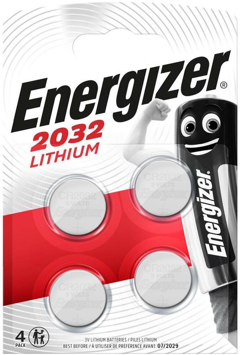 Energizer Lithium (4 Stk., CR2032, 235 mAh)