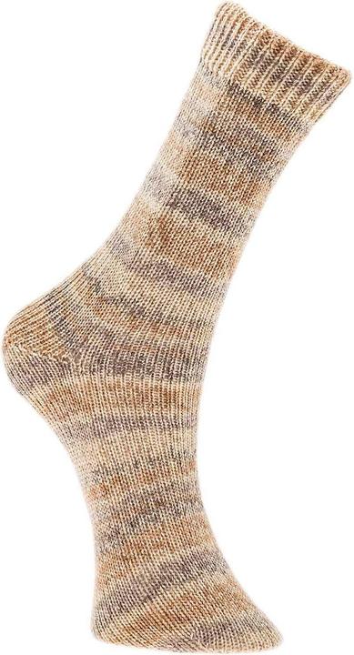Actual product image Rico Design Wool Bamboo for socks 4-thread, 100 g, Beige Brown (420 m)