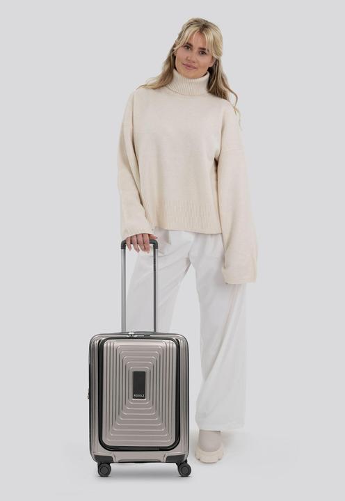 Immagine prodotto Redolz Essentials 14 Trolley da cabina a 4 ruote S Scomparto per laptop da 55 cm con piega elastica (45 l, Bagaglio a mano (fino a 50 litri))