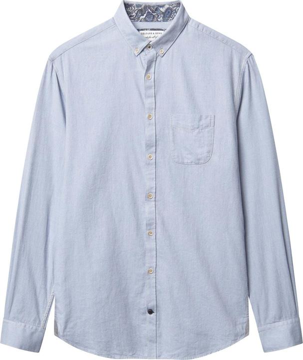 Colours & Sons Langarmhemd Shirt Brushed Twill