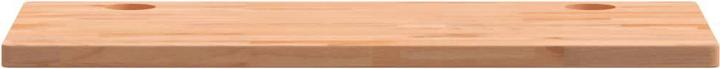 Actual product image VidaXL Schreibtischplatte 100x50x2,5 cm Massivholz Buche,Material