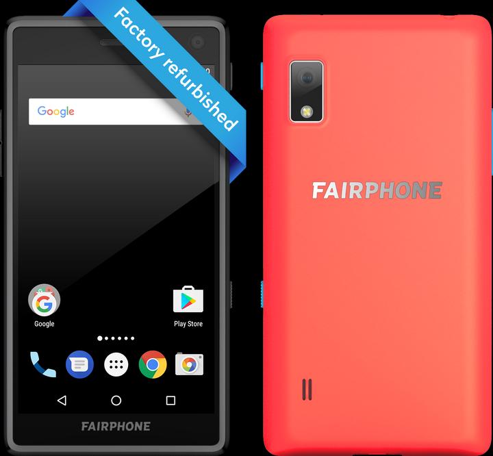 Image du produit Fairphone 2 Version New Life (32 Go, Rouge Corail, 5", Double SIM hybride, 8 Mpx, 4G)
